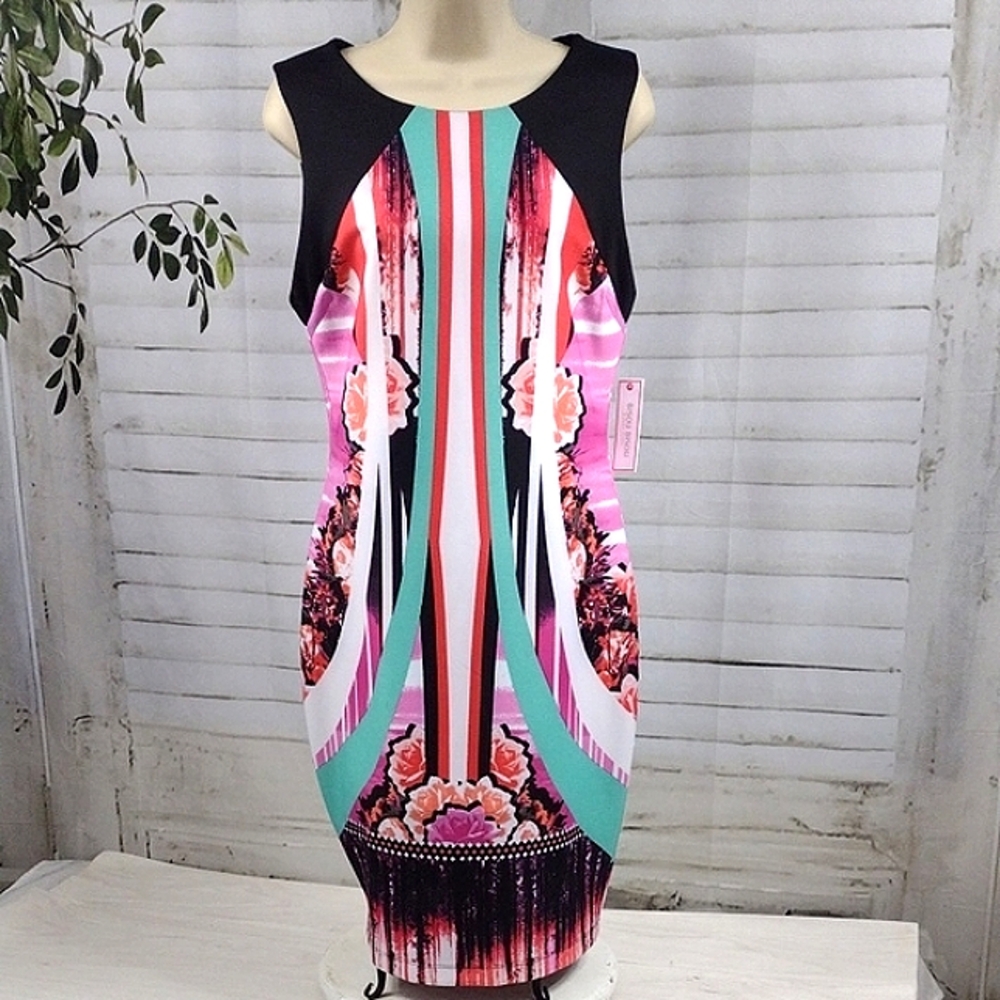 Bisou Bisou Sleeveless Bodycon Dress Size 8